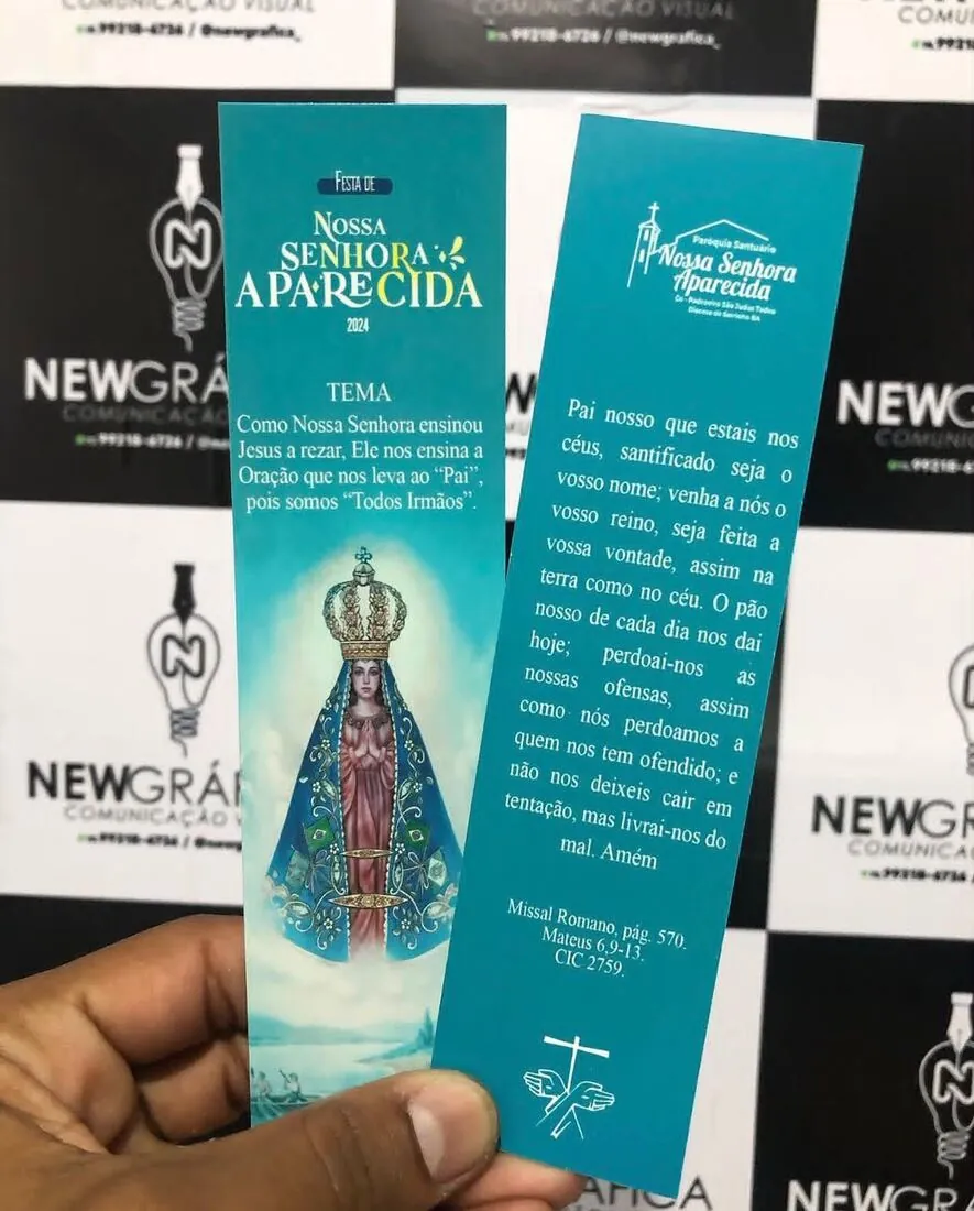 Marcador de página da Paróquia Nossa Senhora Aparecida
